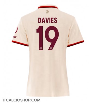 Bayern Munich Alphonso Davies #19 Terza Maglia Femmina 2024-25 Manica Corta